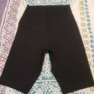 BLACK small biker shorts